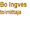Bo Ingves toimittaja
